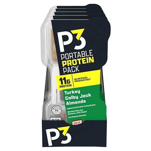 Oscar Mayer Turkey, Almonds & Colby Jack Portable Protein Pack, 2 x 5 x 2 oz Case - DOT product image 2