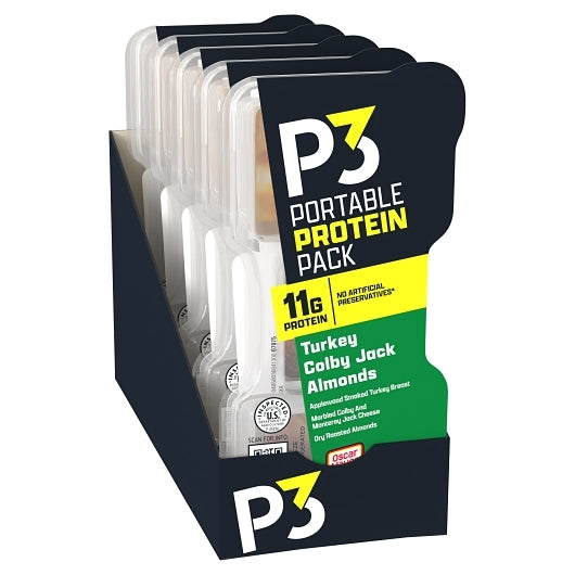 Oscar Mayer Turkey, Almonds & Colby Jack Portable Protein Pack, 2 x 5 x 2 oz Case - DOT product image 6