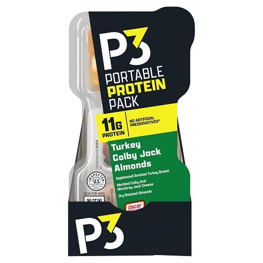 Oscar Mayer Turkey, Almonds & Colby Jack Portable Protein Pack, 2 x 5 x 2 oz Case - DOT product image 4
