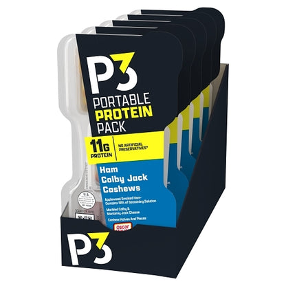 Oscar Mayer P3 Portable Protein Pack: Ham, Cashew, and Colby Jack, 2 x 5 x 2 oz Case - DOT product image 7