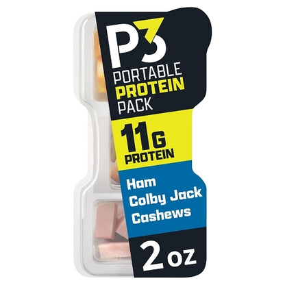 Oscar Mayer P3 Portable Protein Pack: Ham, Cashew, and Colby Jack, 2 x 5 x 2 oz Case - DOT product image 5