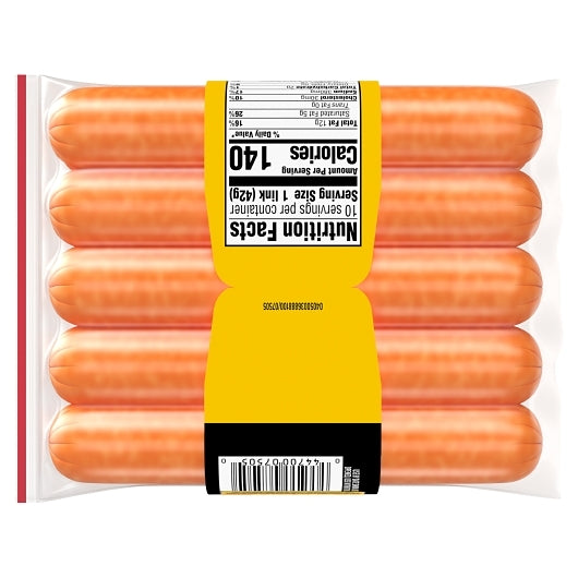 Oscar Mayer Beef Franks, 12 x 15 oz Case - DOT product image 5
