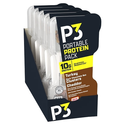 Oscar Mayer P3 Portable Protein Pack Turkey, Mild Cheddar Cheese, Dark Chocolate Peanut Almond Cluster, 2 x 5 x 56 GR - DOT product image 6