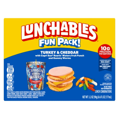 Kraft Heinz Lunchable SINGLE SERVE TURKEY & CHEDDAR, 8 x 9.2 oz Case - DOT product image 3