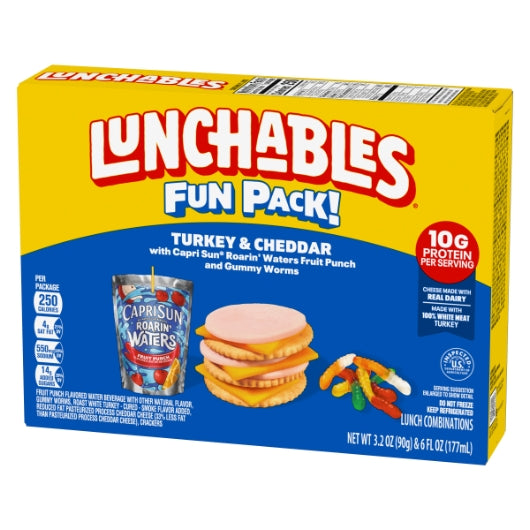 Kraft Heinz Lunchable SINGLE SERVE TURKEY & CHEDDAR, 8 x 9.2 oz Case - DOT product image 6
