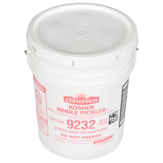Claussen Kosher Dill Pickle Whole Bulk, 1 x 5 GA Case - DOT product image 5