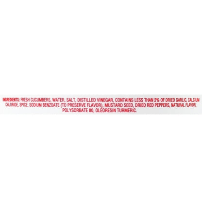 Claussen Kosher Dill Pickle Whole Bulk, 1 x 5 GA Case - DOT product image 6