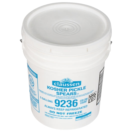 Claussen Kosher 260 Count Pickle Spear Bulk, 1 x 5 GA Case - DOT product image 5