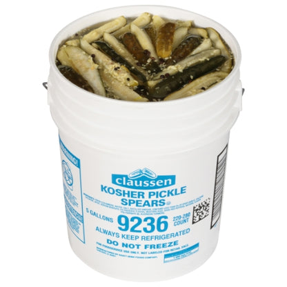 Claussen Kosher 260 Count Pickle Spear Bulk, 1 x 5 GA Case - DOT product image 4