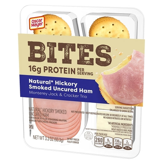 Oscar Mayer Ham, Monterey Jack & Cracker Trio, 7 x 3.3 oz Case - DOT product image 5