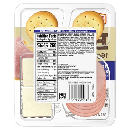 Oscar Mayer Ham, Monterey Jack & Cracker Trio, 7 x 3.3 oz Case - DOT product image 6