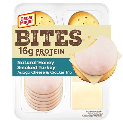 Oscar Mayer Turkey, Asiago Cheese & Cracker Trio, 7 x 3.3 oz Case - DOT product image 4