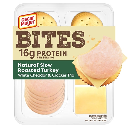 Oscar Mayer Turkey, White Cheddar & Cracker Trio, 7 x 93.3 GR Case - DOT product image 3
