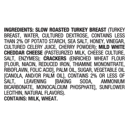 Oscar Mayer Turkey, White Cheddar & Cracker Trio, 7 x 93.3 GR Case - DOT product image 8