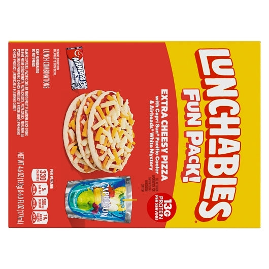 Kraft Lunchable Cheese Single Serve Cheese Pizza with Capri Sun Lunch Combination, 8 x 307 GR Case - DOT product image 6