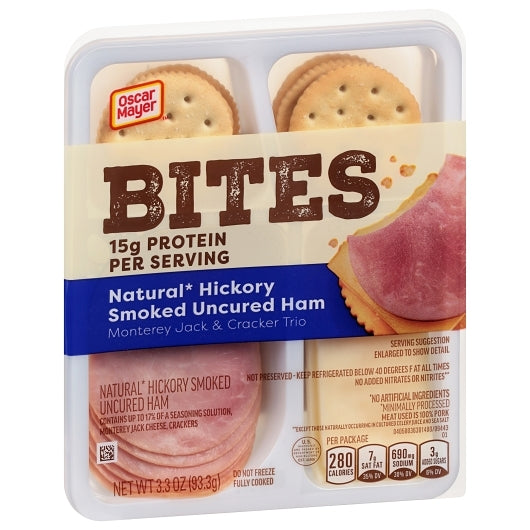 Oscar Mayer Ham, Monterey Jack & Cracker Trio, 7 x 3.3 oz Case - DOT product image 8