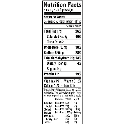 Oscar Mayer Lunchables Ham & Cheddar Cheese with Vanilla Creme Cookies, 16 x 3.5 oz Case - DOT product image 6