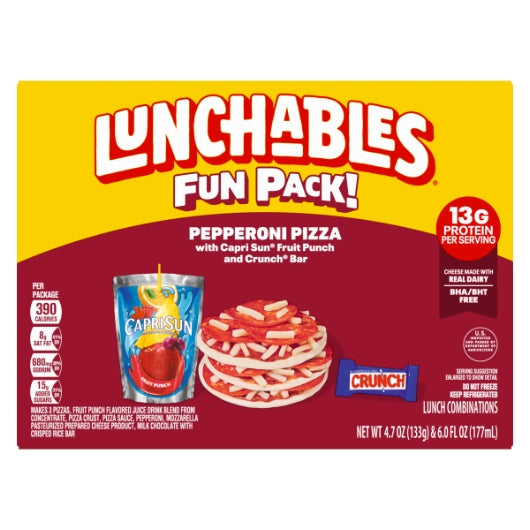 Lunchable Single Serve Pepperoni Pizza Convenience Meal, 8 x 310 GR Case - DOT product image 2