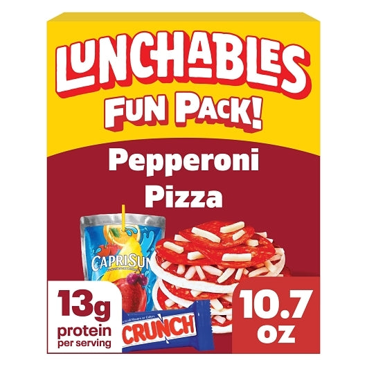 Lunchable Single Serve Pepperoni Pizza Convenience Meal, 8 x 310 GR Case - DOT product image 3