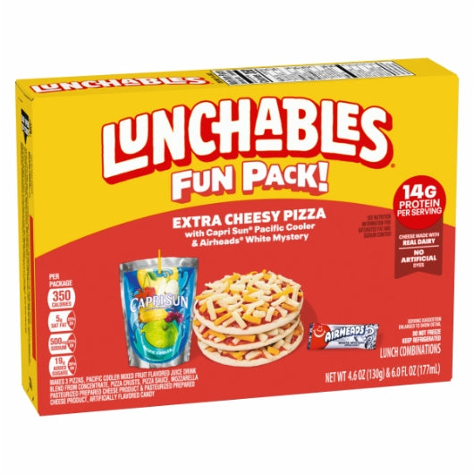 Kraft Lunchable Cheese Single Serve Cheese Pizza with Capri Sun Lunch Combination, 8 x 307 GR Case - DOT product image 4