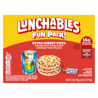 Kraft Lunchable Cheese Single Serve Cheese Pizza with Capri Sun Lunch Combination, 8 x 307 GR Case - DOT product image 2