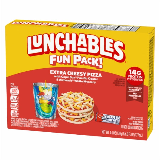 Kraft Lunchable Cheese Single Serve Cheese Pizza with Capri Sun Lunch Combination, 8 x 307 GR Case - DOT product image 5