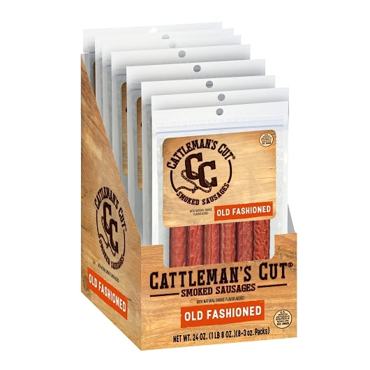 Cattlemans Smoked Sticks Cuts, 8 x 8 x 3 oz Case - DOT product image 6