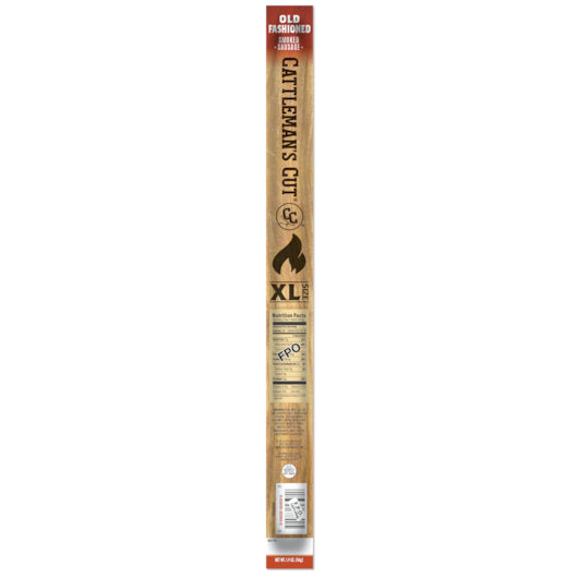 Cattlemans Double Smoked Meat Sticks, 6 x 20 x 1.9 oz Case - Meat Snacks