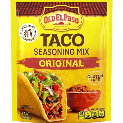 Old El Paso Original Taco Seasoning, 32 x 1 oz Case - DOT product image 3