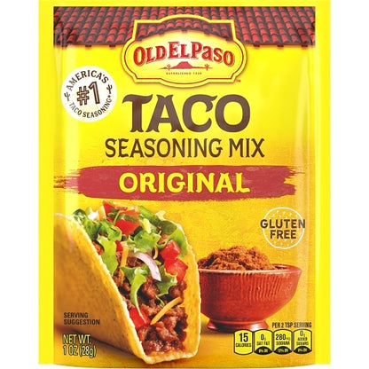 Old El Paso Original Taco Seasoning, 32 x 1 oz Case - DOT product image 5