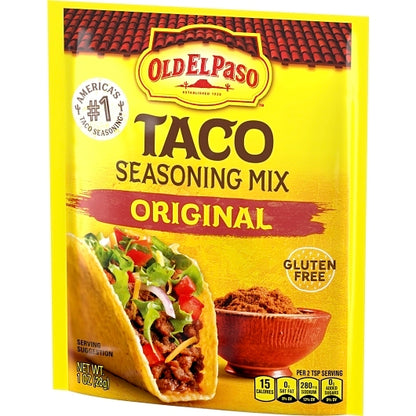 Old El Paso Original Taco Seasoning, 32 x 1 oz Case - DOT product image 8