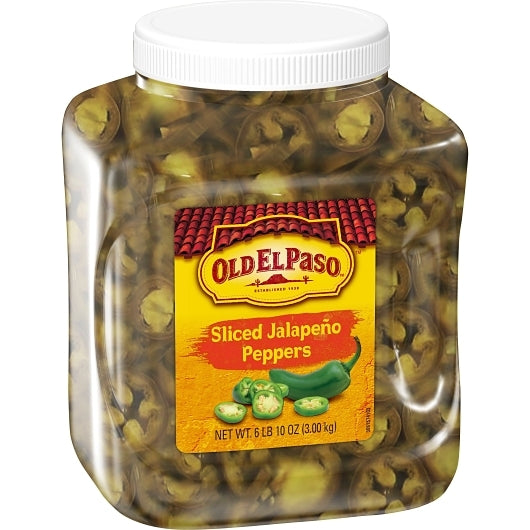 Old El Paso Sliced Jalapeno Peppers, 4 x 106 oz Case - DOT product image 5