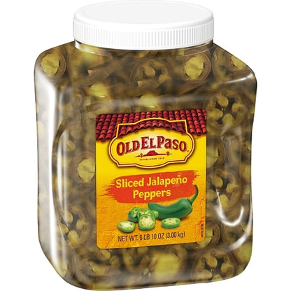 Old El Paso Sliced Jalapeno Peppers, 4 x 106 oz Case - DOT product image 5