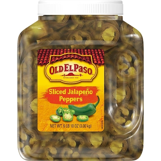 Old El Paso Sliced Jalapeno Peppers, 4 x 106 oz Case - DOT product image 4