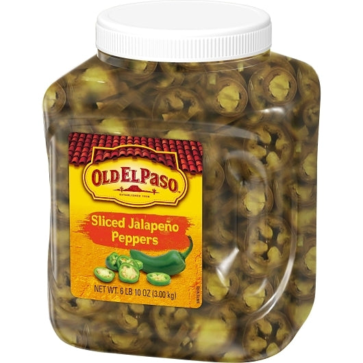Old El Paso Sliced Jalapeno Peppers, 4 x 106 oz Case - DOT product image 7