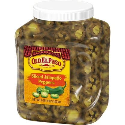 Old El Paso Sliced Jalapeno Peppers, 4 x 106 oz Case - DOT product image 7