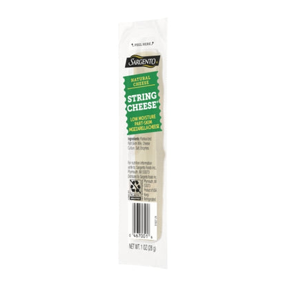 Sargento Natural Low Moisture Part-Skim Mozzarella String Cheese, 4 x 24 x 1 oz Case - DOT product image 5