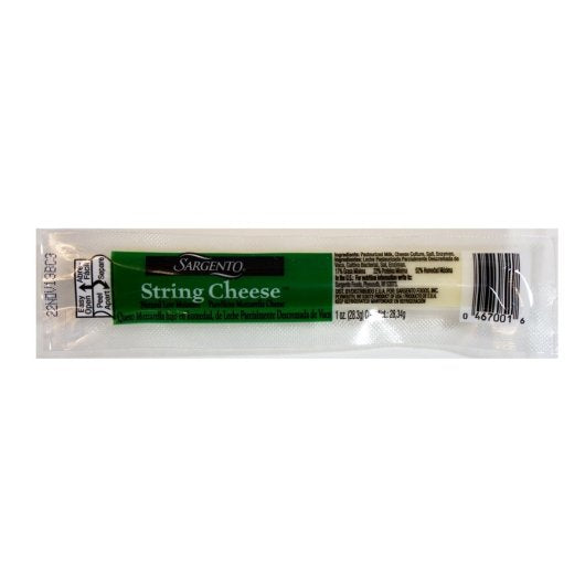 Sargento Natural Low Moisture Part-Skim Mozzarella String Cheese, 4 x 24 x 1 oz Case - Cheese & Dairy