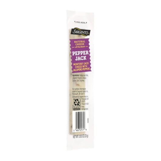 Sargento Pepper Jack Cheese Stick, 4 x 24 x 0.83 oz Case - DOT product image 3