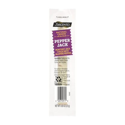 Sargento Pepper Jack Cheese Stick, 4 x 24 x 0.83 oz Case - DOT product image 2