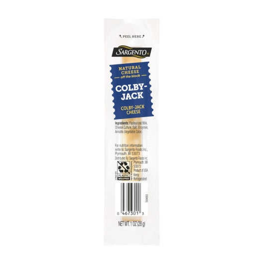 Sargento Colby-Jack Cheese Stick, 4 x 24 x 1 oz Case - Cheese & Dairy