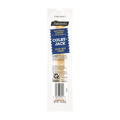 Sargento Colby-Jack Cheese Stick, 4 x 24 x 1 oz Case - Cheese & Dairy