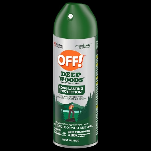 OFF! Deep Wood Scented Aerosol, 12 x 6 oz Case - DOT product image 2