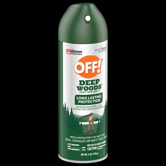 OFF! Deep Wood Scented Aerosol, 12 x 6 oz Case - DOT product image 3