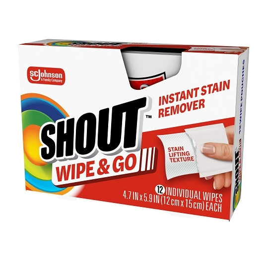 Shout WIPES 12 COUNT, 12 x 12 each Case - DOT product image 3