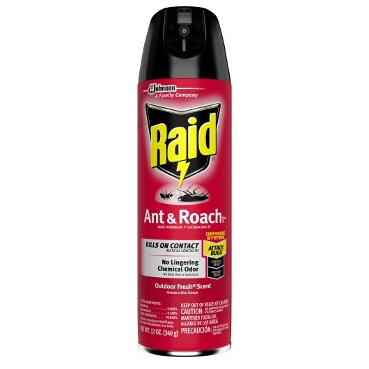 Raid Outdoor Fresh Scent Ant & Roach Killer, 12 x 12 oz Case - DOT product image 4