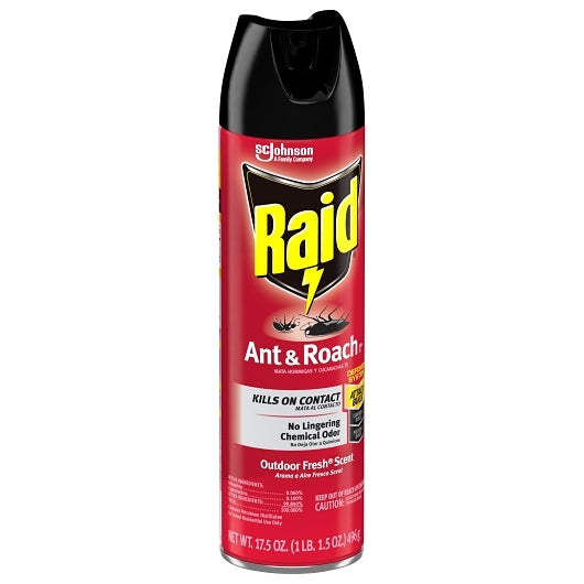 Raid ANT&ROACH KILLER OUTDOOR FRESH 17.5Z, 12 x 17.5 oz Case - DOT product image 3