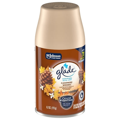 Glade AUTOMATIC SPRAY REFILL CASHMERE WOODS, 6 x 6.2 oz Case - DOT product image 3