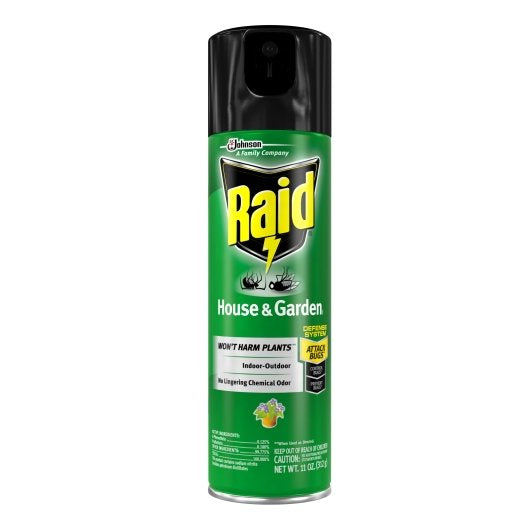 Raid House & Garden Formula, 12 x 11 oz Case - Cleaners & Sanitizers