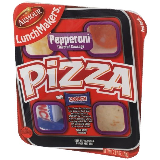 Armour Lunchmaker Pepperoni Pizza, 18 x 2.67 oz Case - DOT product image 4